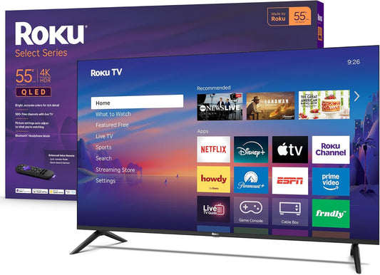 Roku 55" Select Series 4K QLED TV