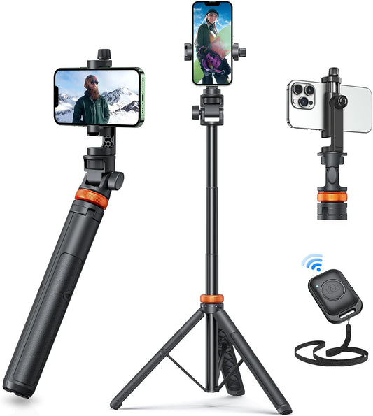EUCOS 62" Extendable Phone Tripod and Selfie Stick