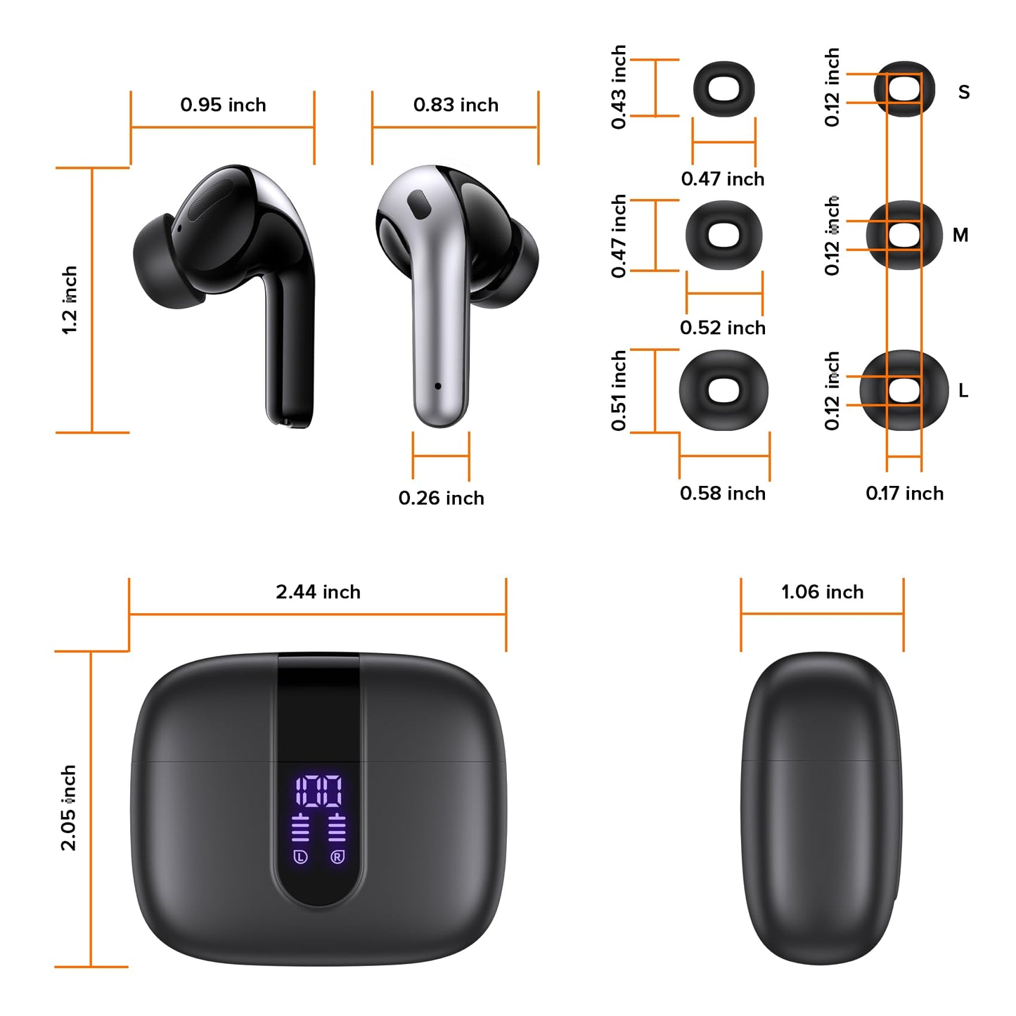 TAGRY Bluetooth Headphones