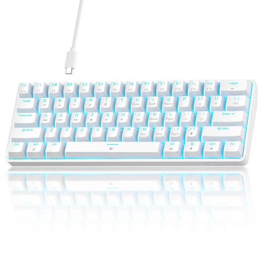 TMKB 60% Mechanical Gaming Keyboard, Red Linear Switch