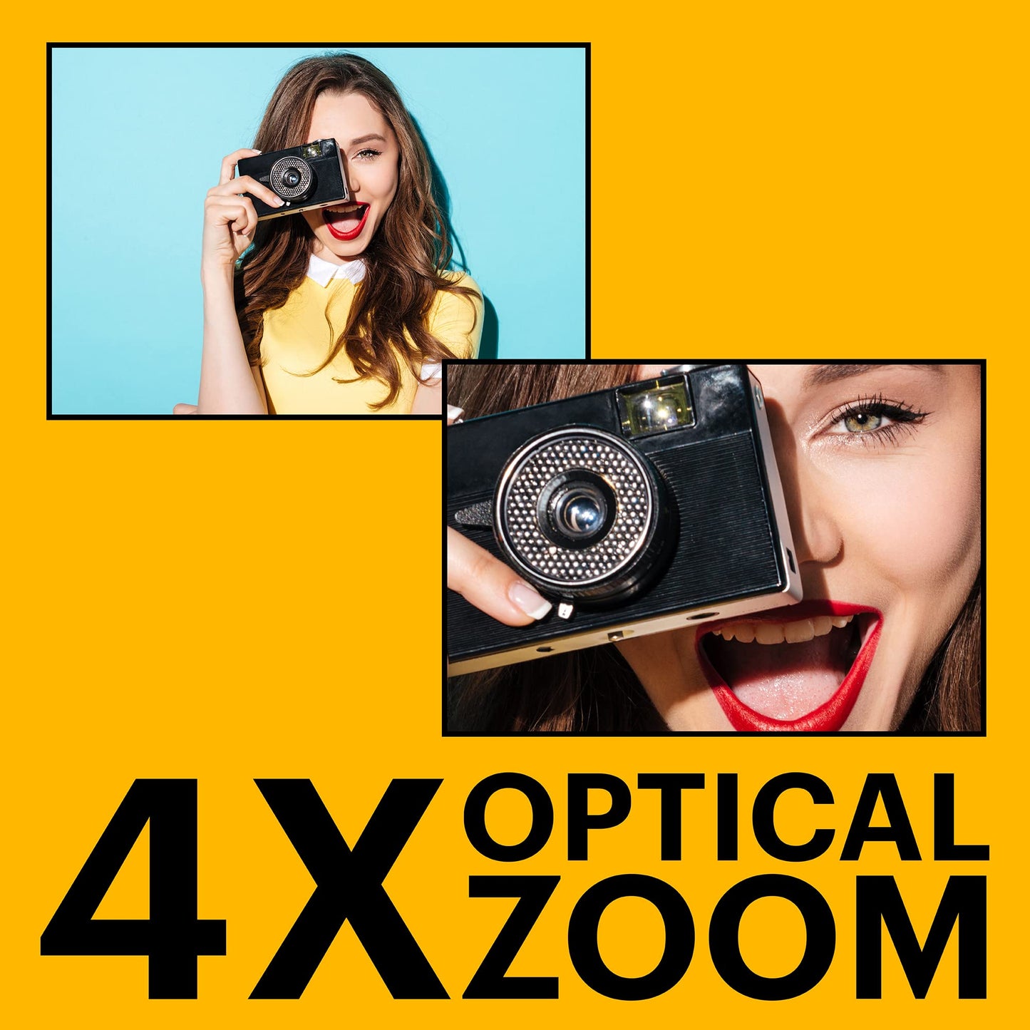 Kodak PIXPRO FZ45 Digital Camera, 16MP Point & Shoot with 4X Optical Zoom